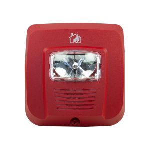 sirena con luz estroboscopica system sensor sys-hs sirena estrobo para panel de alarma contra incendios sirena para sistema deteccion y alarma contra incendios sirena system sensor