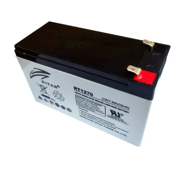 bateria de 12v 7ah rt1270 recargable ritar power agm bateria seca libre de mantenimiento bateria para panel solar ups panel de incendios panel de seguridad panel de control electrificador equipos medicos bateria para ups bateria para panel de alarma contra incendios bateria para luces de emergencia bateria para carrito electrico bateria para electrificador de cerco electrico bateria para carrito electrico bateria para moto electrica de niño