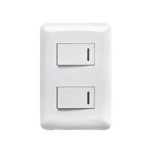 INTERRUPTOR DOBLE CONMUTABLE 3 VIAS 250V 10A LYRA STECK