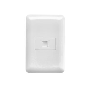 TOMA DATOS RJ45 1 MODULO BLANCO LYRA STECK