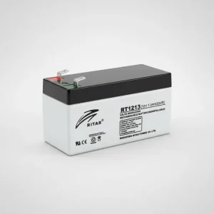 bateria recargable de 12v 1.3ah ritar power bateria seca libre de mantenimiento bateria para panel solar, equipos medicos bateria para ups bateria para panel de alarma contra incendios bateria para luces de emergencia bateria para carrito electrico bateria para electrificador de cerco electrico RT1213 batería RT1213, bateria para experimentos